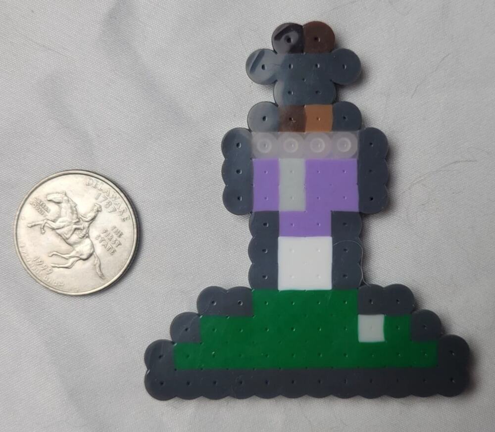 Genderqueer LGBT Potion Perler Pixel Art